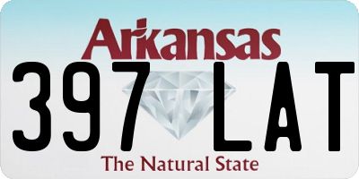 AR license plate 397LAT