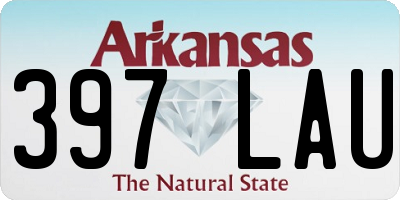 AR license plate 397LAU
