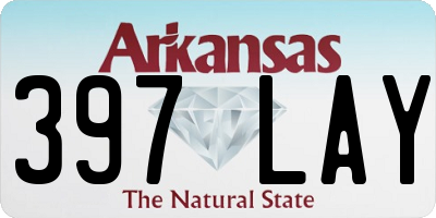 AR license plate 397LAY