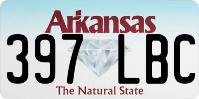 AR license plate 397LBC