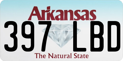 AR license plate 397LBD