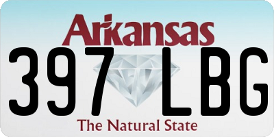 AR license plate 397LBG