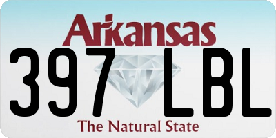 AR license plate 397LBL
