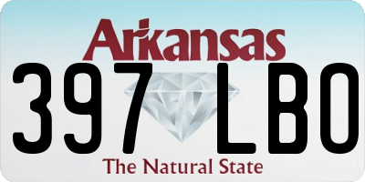 AR license plate 397LBO