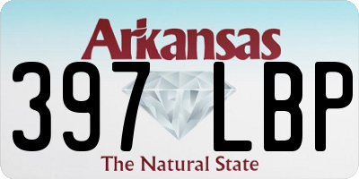 AR license plate 397LBP