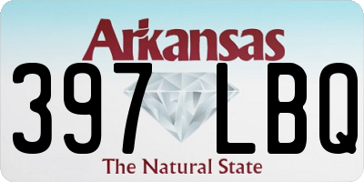 AR license plate 397LBQ