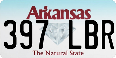 AR license plate 397LBR