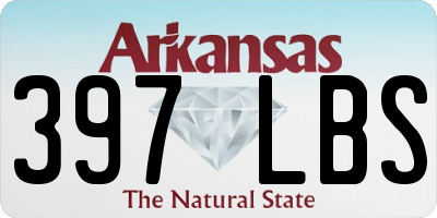 AR license plate 397LBS