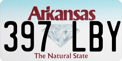 AR license plate 397LBY