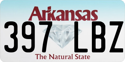 AR license plate 397LBZ