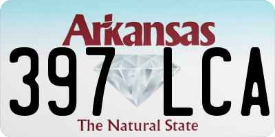 AR license plate 397LCA