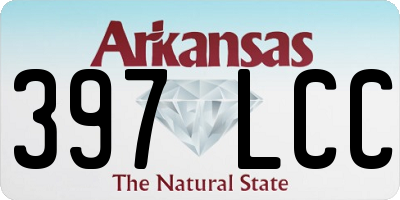 AR license plate 397LCC