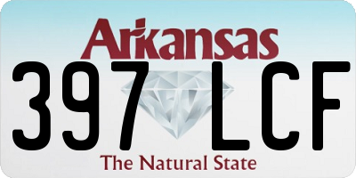 AR license plate 397LCF