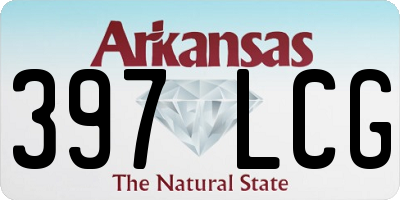 AR license plate 397LCG