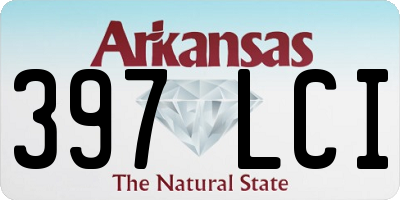 AR license plate 397LCI
