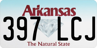 AR license plate 397LCJ