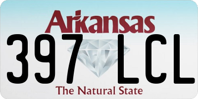 AR license plate 397LCL