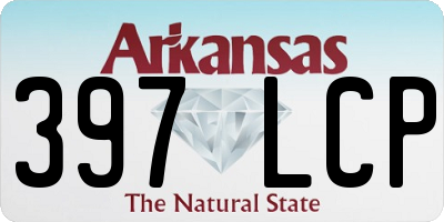 AR license plate 397LCP