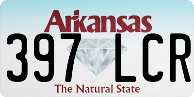 AR license plate 397LCR