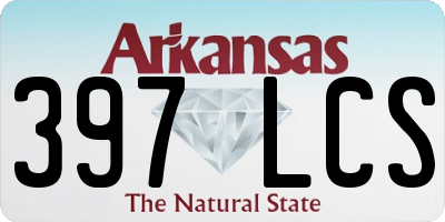 AR license plate 397LCS