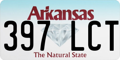 AR license plate 397LCT