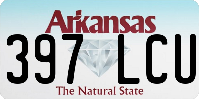 AR license plate 397LCU
