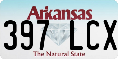 AR license plate 397LCX