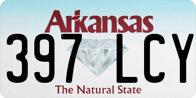 AR license plate 397LCY