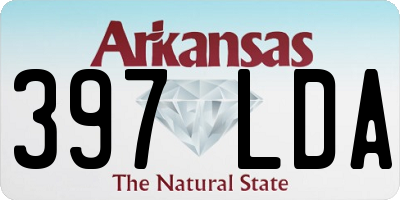 AR license plate 397LDA