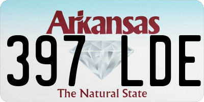 AR license plate 397LDE