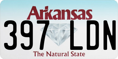AR license plate 397LDN