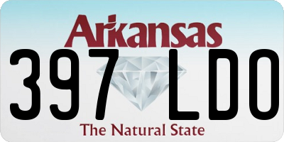 AR license plate 397LDO