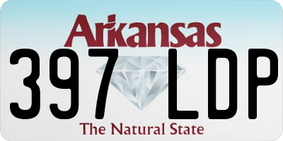 AR license plate 397LDP