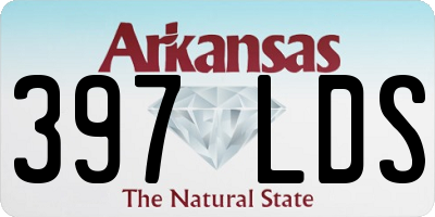 AR license plate 397LDS