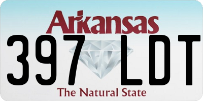AR license plate 397LDT