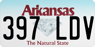 AR license plate 397LDV