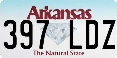 AR license plate 397LDZ