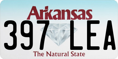 AR license plate 397LEA