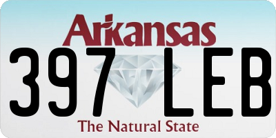 AR license plate 397LEB