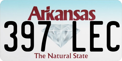 AR license plate 397LEC