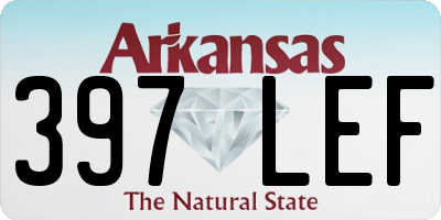 AR license plate 397LEF