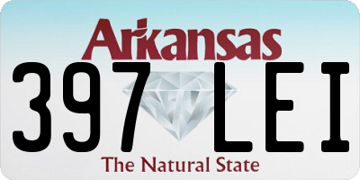 AR license plate 397LEI