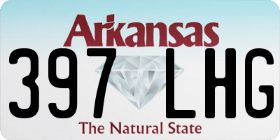 AR license plate 397LHG