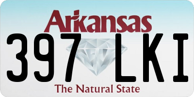 AR license plate 397LKI