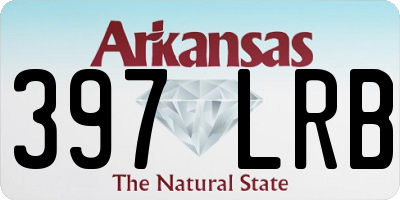 AR license plate 397LRB