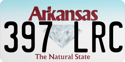 AR license plate 397LRC