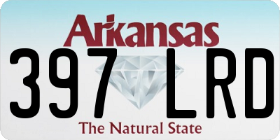 AR license plate 397LRD