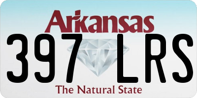 AR license plate 397LRS