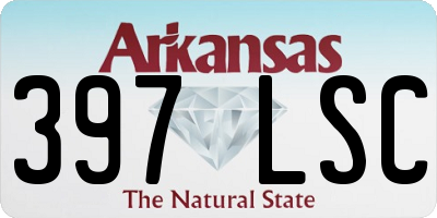 AR license plate 397LSC