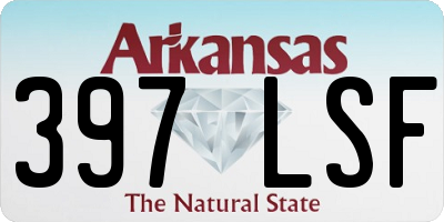 AR license plate 397LSF